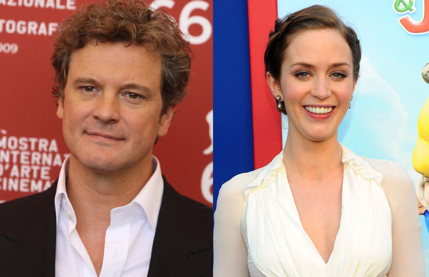 Colin Firth et Emily Blunt chercheront à tirer un trait sur leur passé