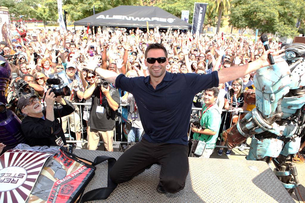 Hugh Jackman au Comic Con pour Real Steel (photos)