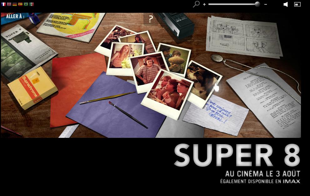 Super 8 : le site interactif