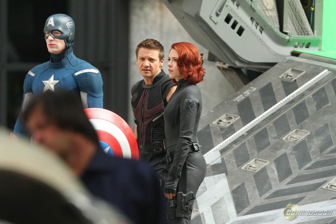 Sur le tournage de The Avengers ! (photos)