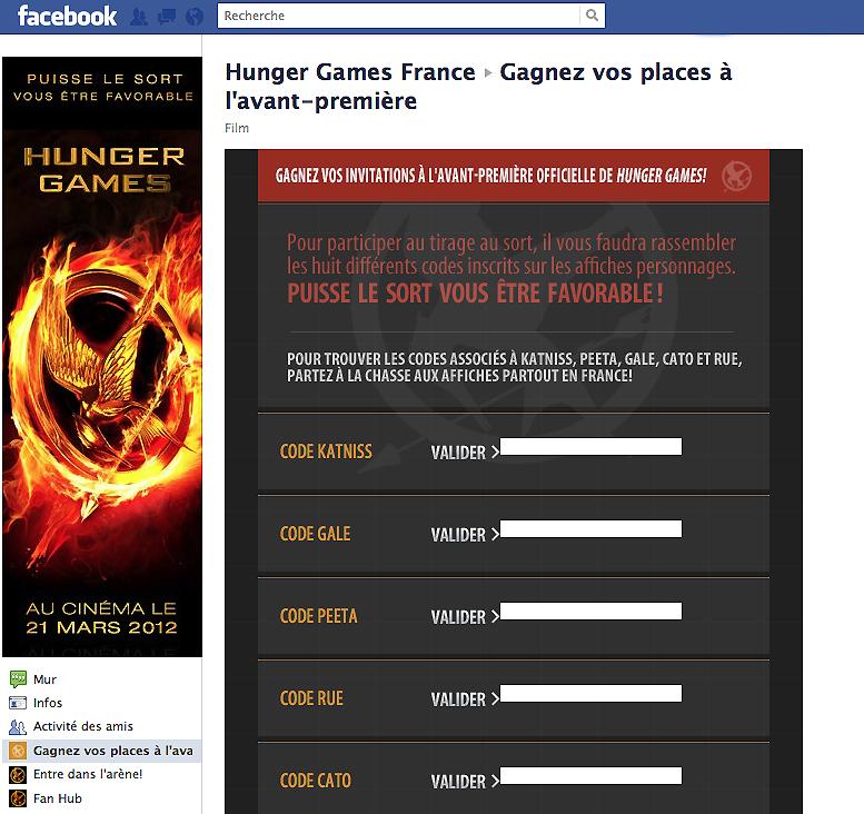 Gagnez vos places pour l'avant-première de Hunger Games !