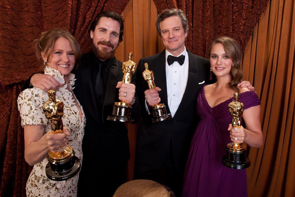 Les Oscars 2012 rappellent Firth, Portman, Leo et Bale