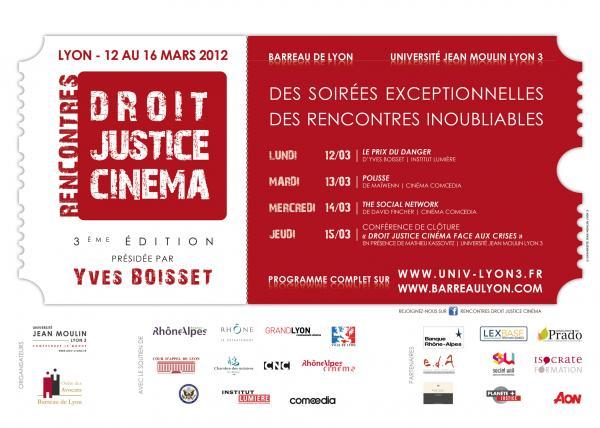 Découvrez les Rencontres Droit Justice Cinéma 2012 de Lyon