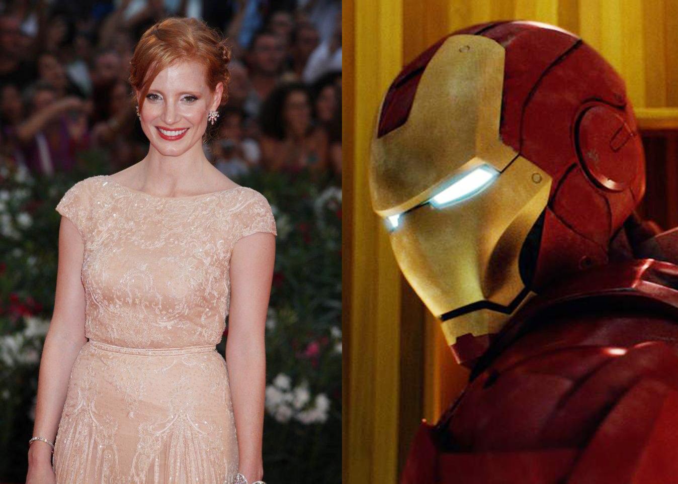 Jessica Chastain va tenir tête à Iron Man