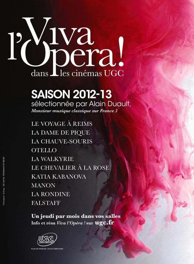 Viva l’opéra ! saison 2012/2013 : Réservations ouvertes !