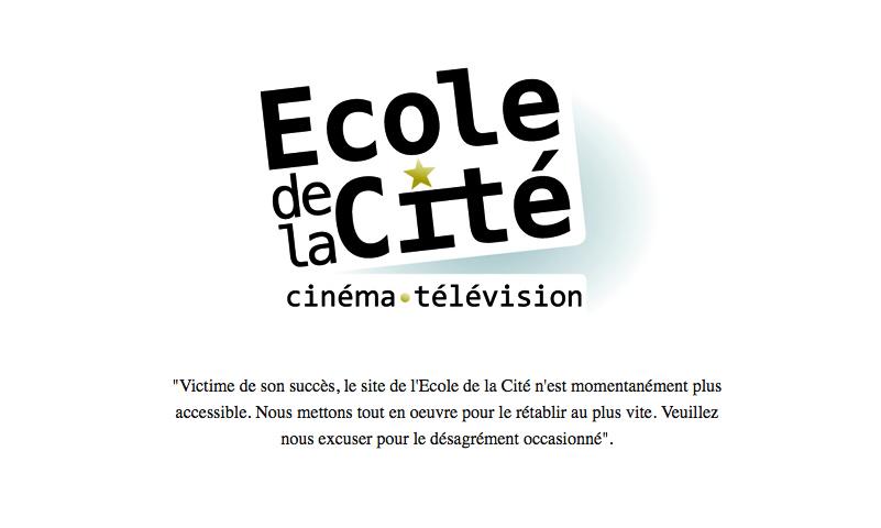 Le site de l'école de cinéma de Luc Besson victime de son succès