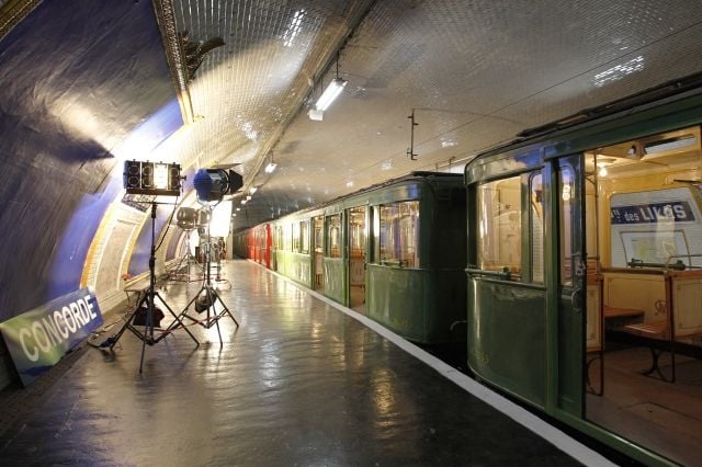 Porte des Lilas, un véritable plateau de cinéma dans le métro parisien
