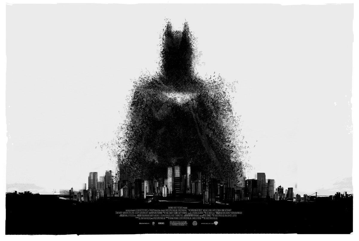 Poster minimaliste pour The Dark Knight Rises