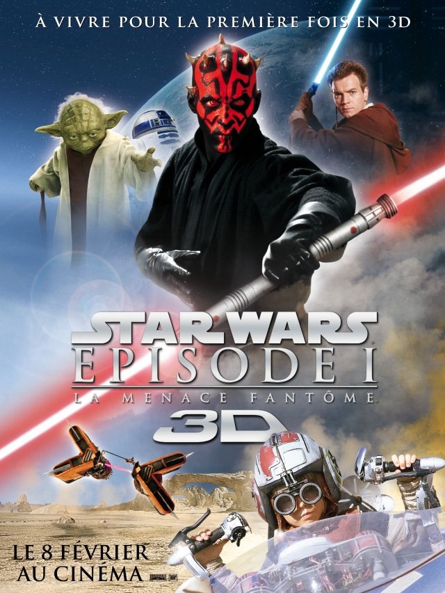 Star Wars épisodes 2 et 3 de retour dans les salles en 3D
