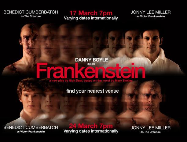 La pièce britannique Frankenstein dans les cinémas français