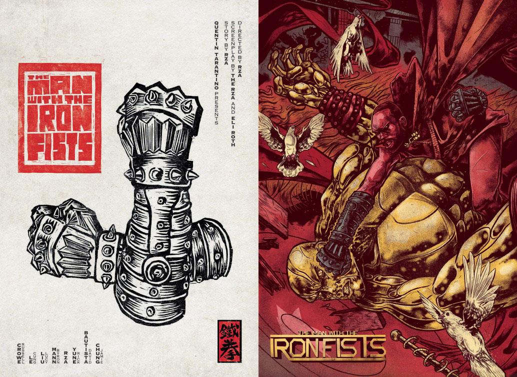 Un max d'affiches stylisées pour The Man With the Iron Fist de RZA