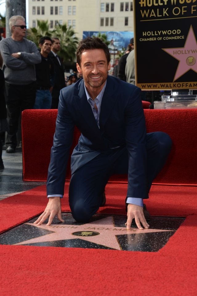 Hugh Jackman reçoit son étoile sur le Walk of Fame