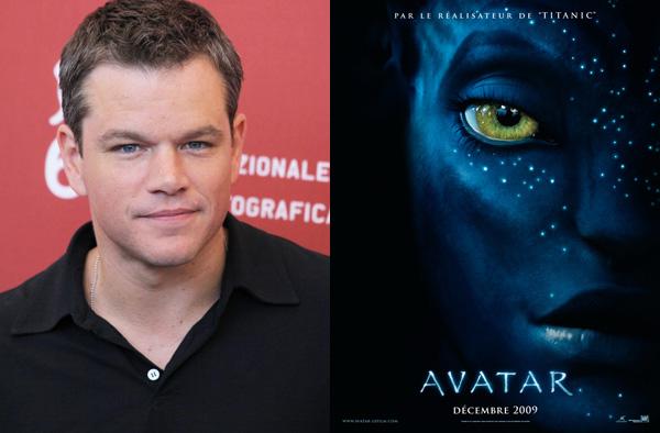 Matt Damon regrette d'avoir dit non à Avatar