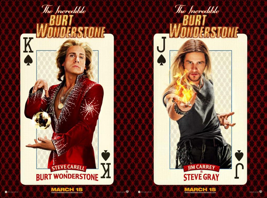 Steve Carell et Jim Carrey jouent aux magiciens dans Burt Wonderstone (vidéo)