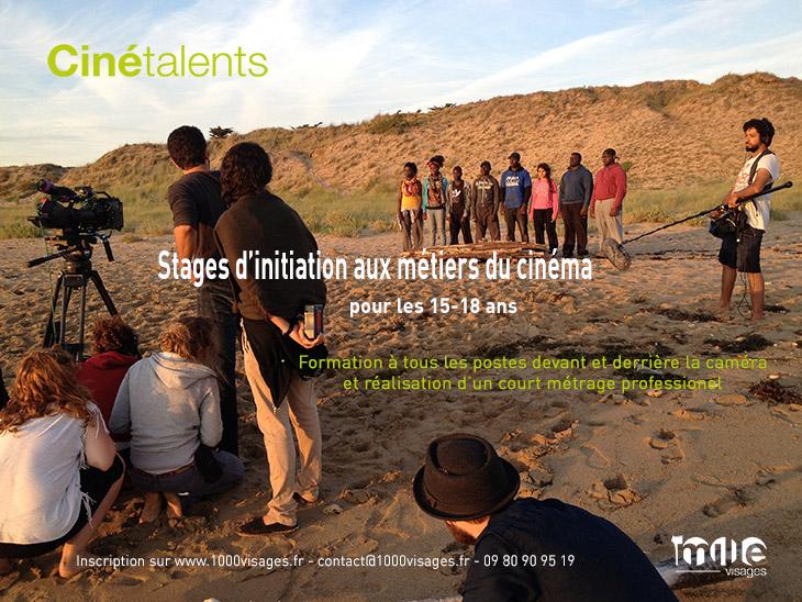 Apprenez les métiers du cinéma avec 1000 Visages et CinéTalents 2013 !