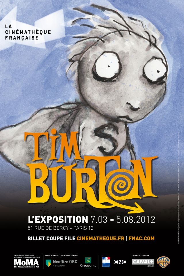 Tim Burton offre un record à la Cinémathèque française en 2012