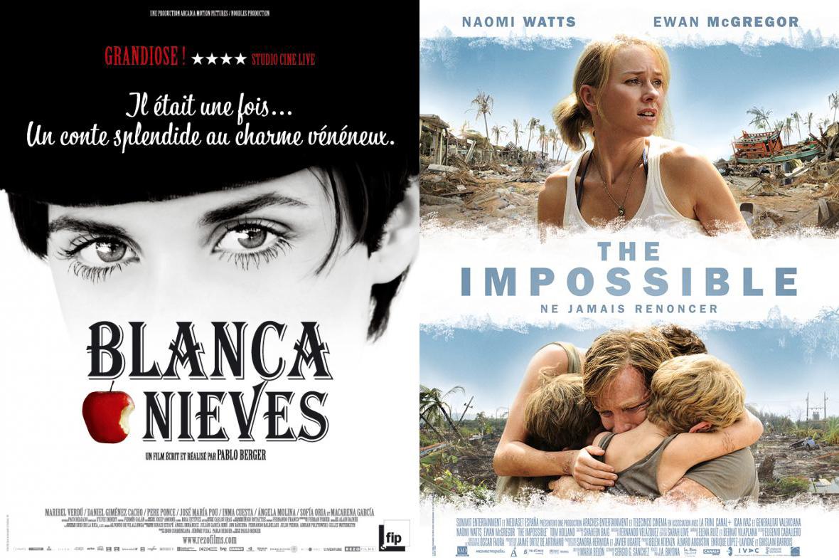 Goya 2013 : Blancanieves et The Impossible dominent les nominations !