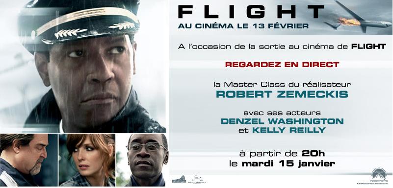Suivez la masterclass de Flight avec Denzel Washington