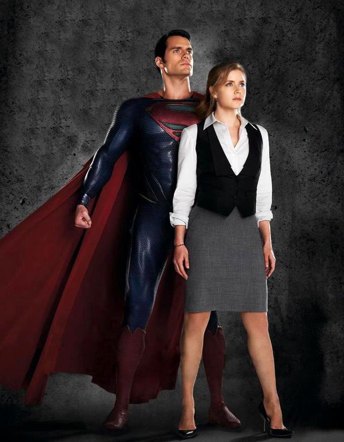Man of Steel : Superman et Lois Lane posent en couple
