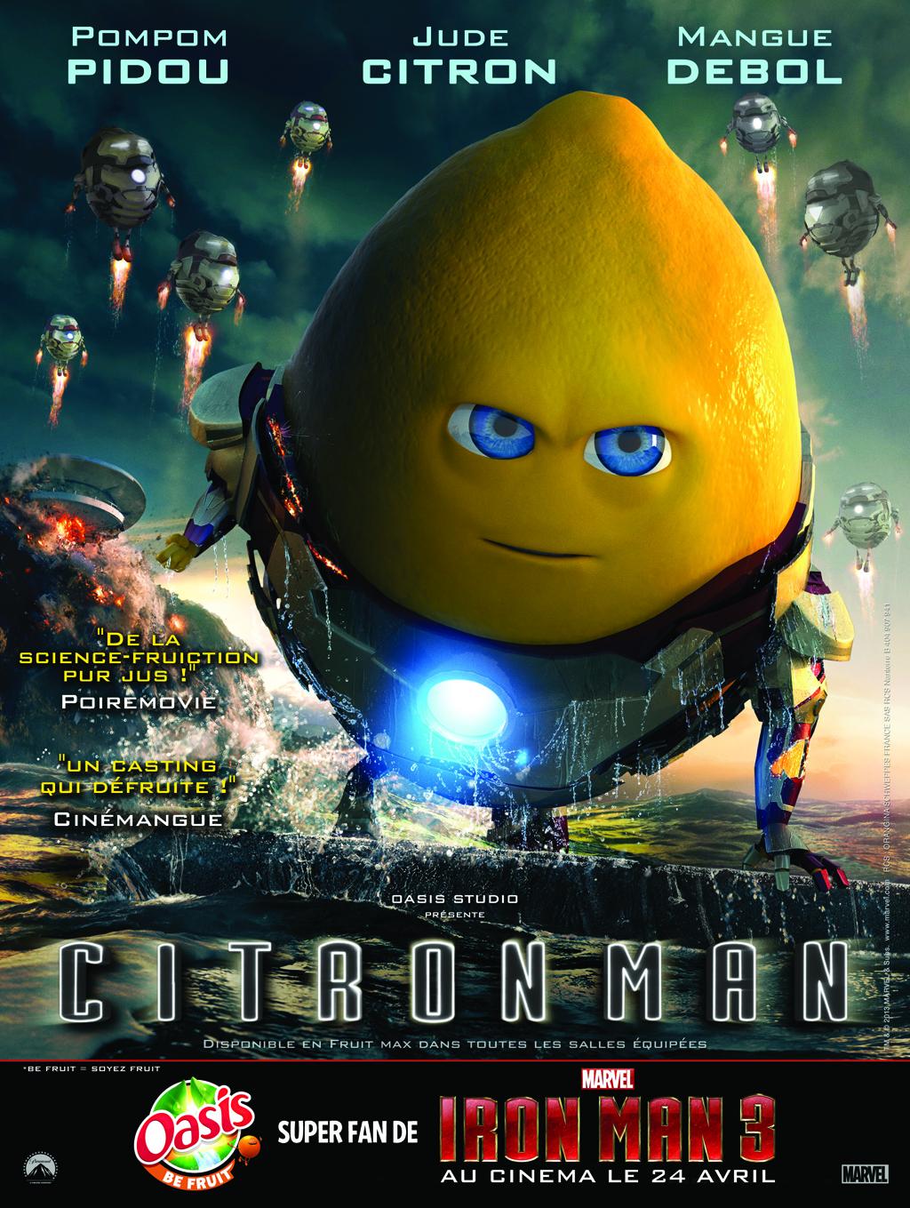 Après Iron man, rencontrez Citron man ! (Vidéo)