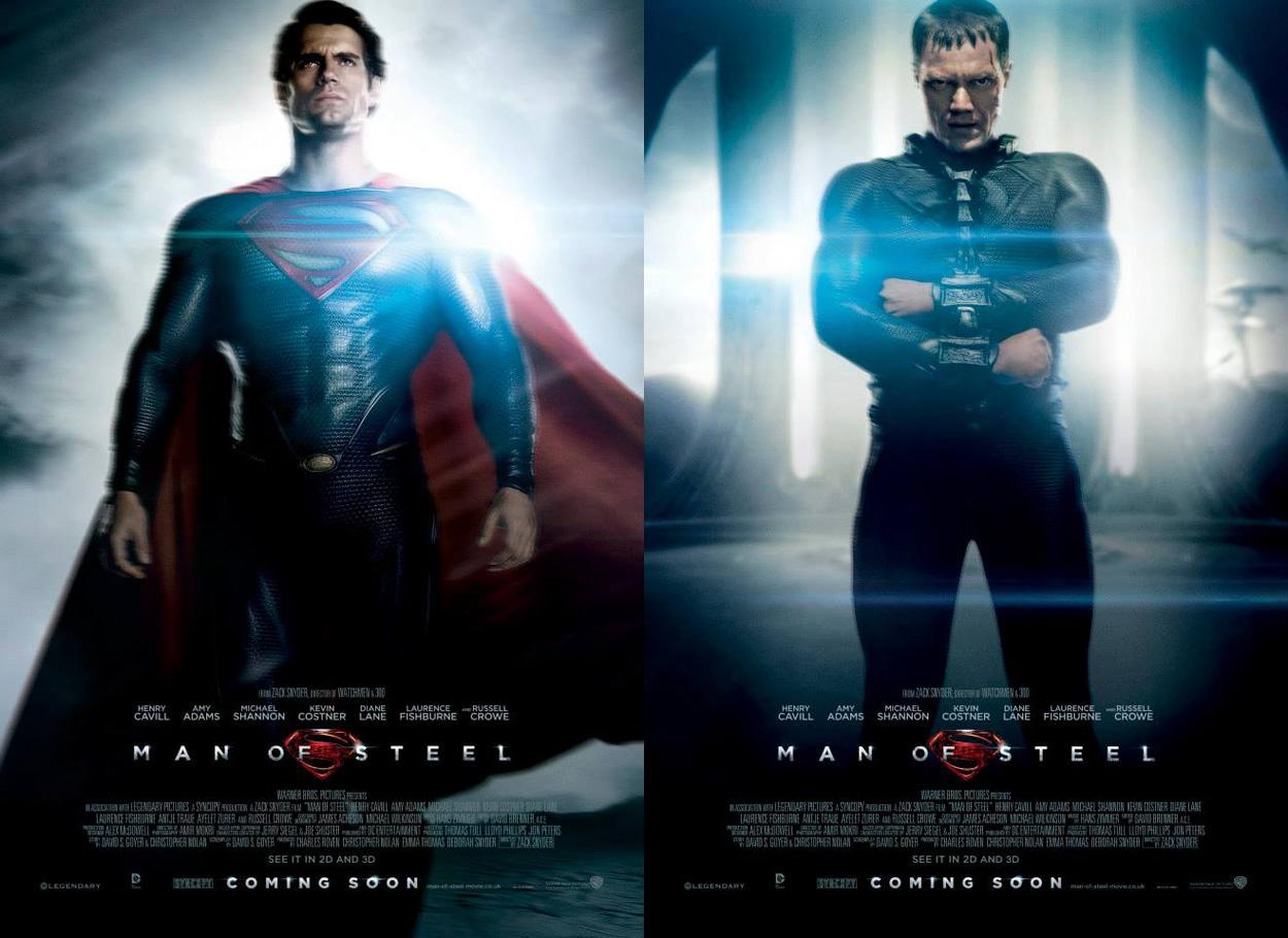 Pluie d'affiches pour Man of Steel !