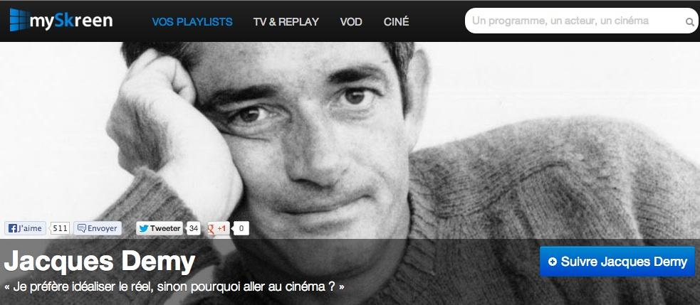 MySkreen : la première chaîne VOD dédiée à l'univers de Jacques Demy