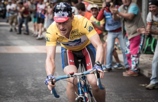 Premier cliché de Ben Foster méconnaissable dans la peau de Lance Armstrong