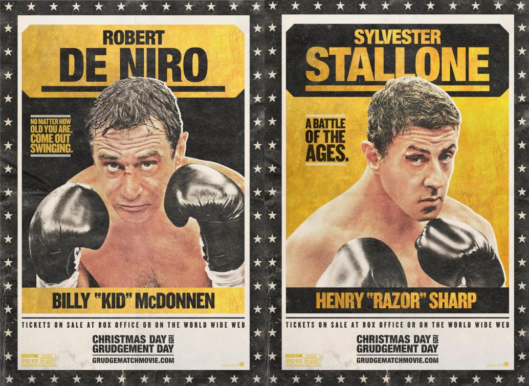 Grudge Match : Robert de Niro et Sylvester Stallone s'affichent pour le match du siècle