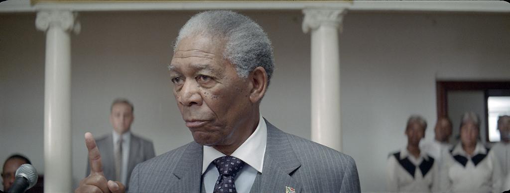 Morgan Freeman et Idris Elba saluent la mémoire de Nelson Mandela