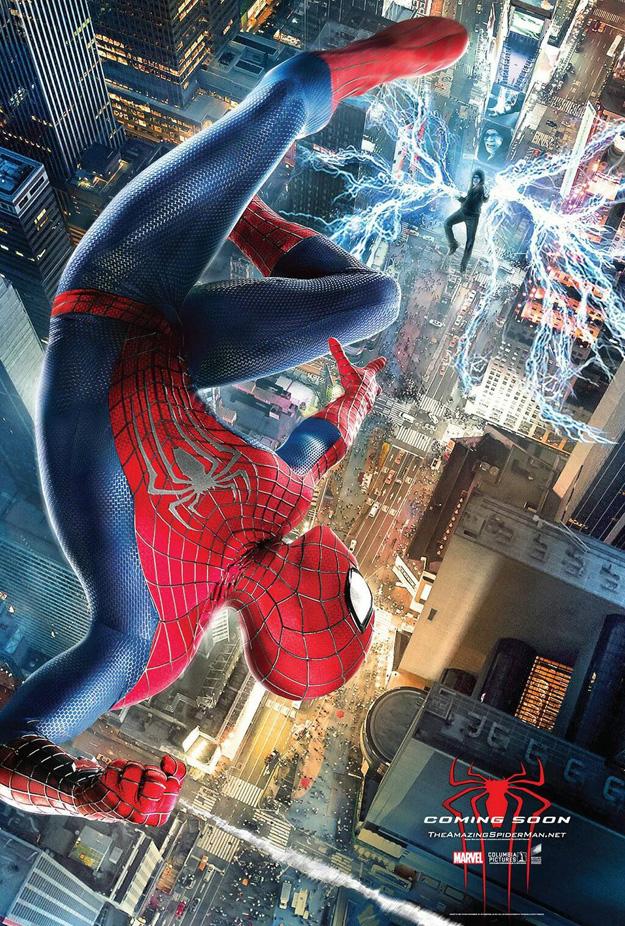 Trois nouvelles affiches électriques pour The Amazing Spider-man : le destin d'un Héros