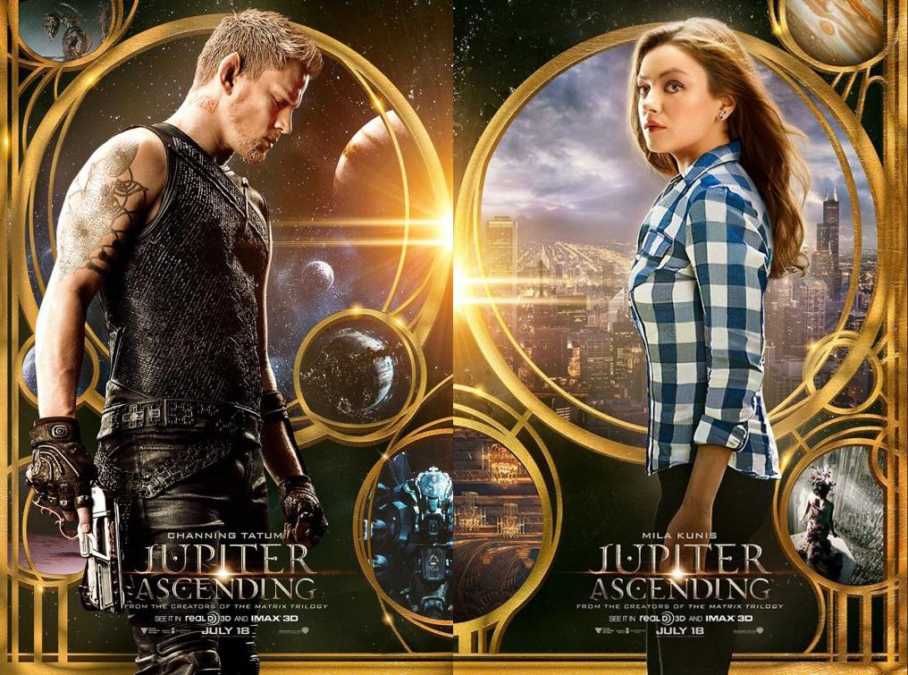 Channing Tatum défend Mila Kunis dans Jupiter Ascending (bande-annonce + affiches)