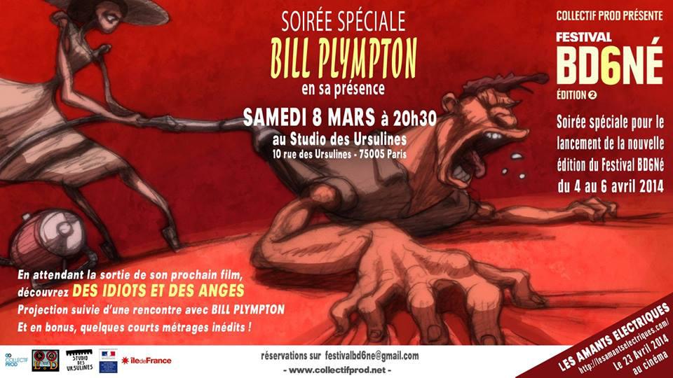 Bill Plympton, l'invité d'honneur de la soirée d'ouverture du Festival BD6Né