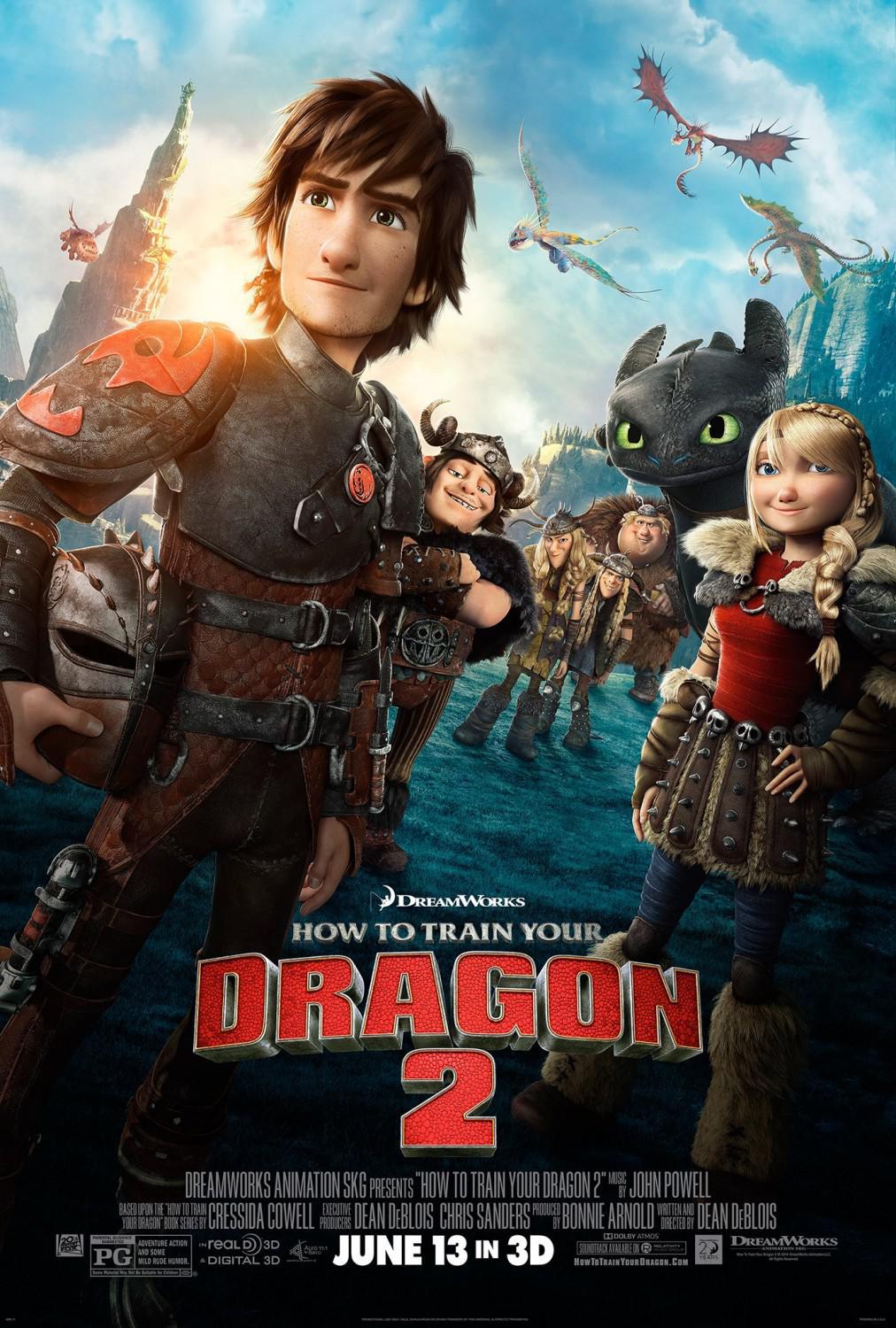 Une affiche et un nouveau trailer pour Dragons 2 !