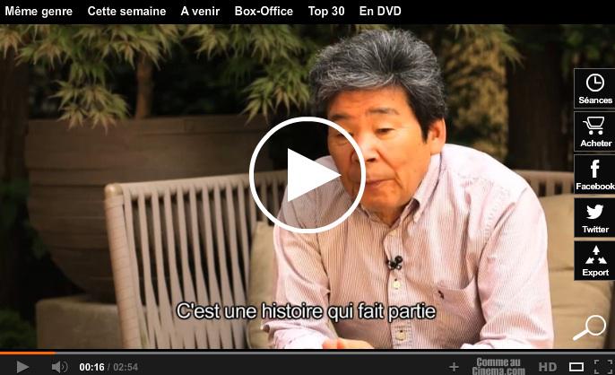 Isao Takahata nous parle de sa Princesse Kaguya