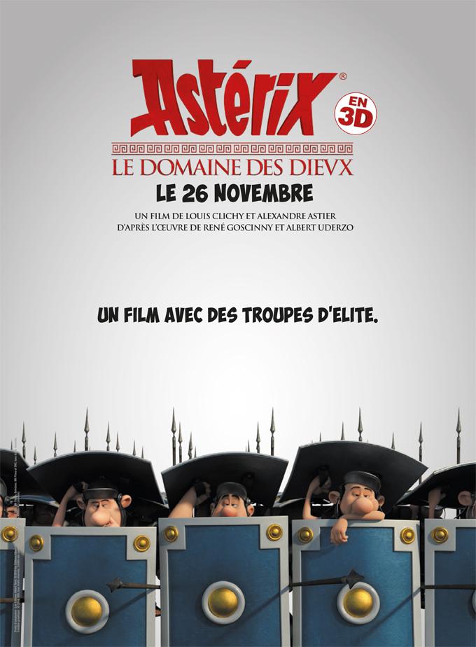 Astérix : Une nouvelle affiche et un extrait pour Le domaine des dieux !