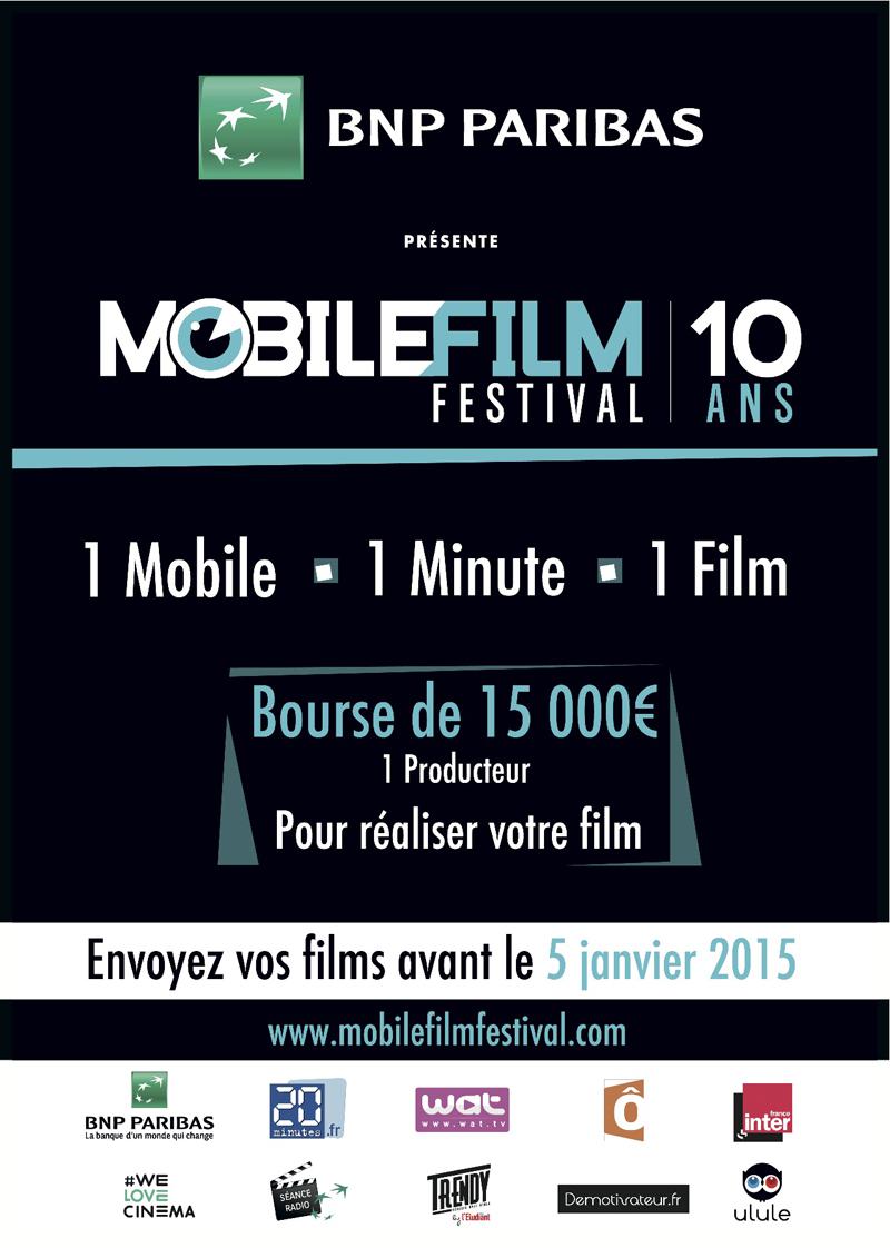 Mobile Film Festival : Tentez votre chance pour les 10 ans !