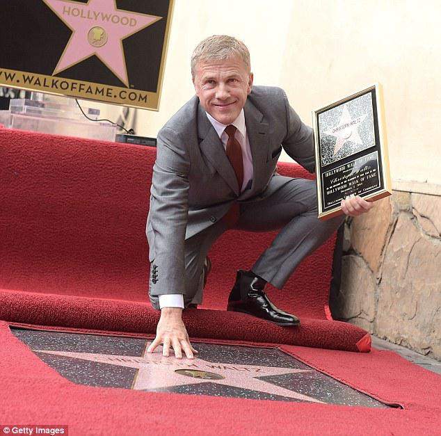 Christoph Waltz reçoit son étoile à Hollywood !