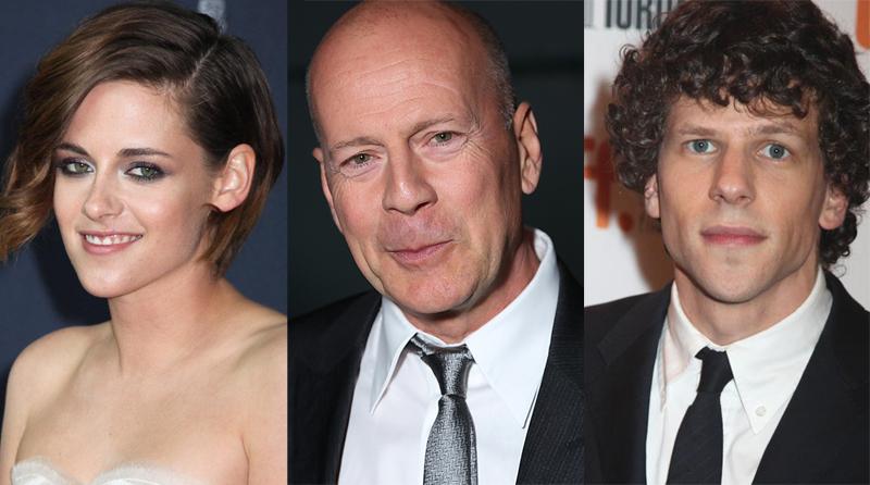 Kristen Stewart, Bruce Willis et Jesse Eisenberg chez Woody Allen