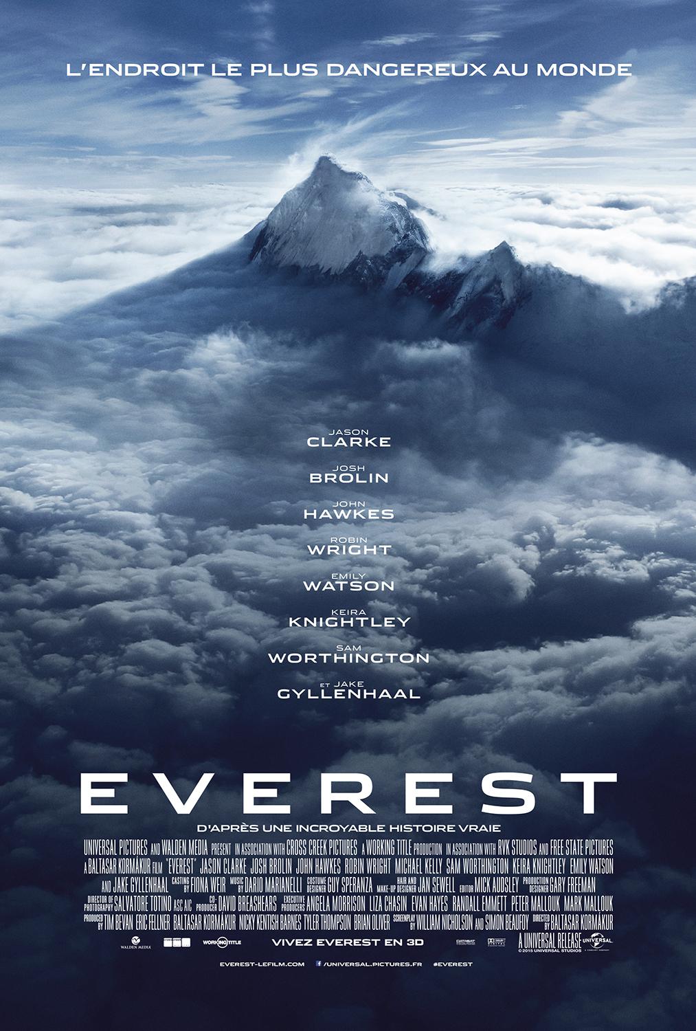 Jake Gyllenhaal et Jason Clarke en pleine survie dans le trailer d'Everest