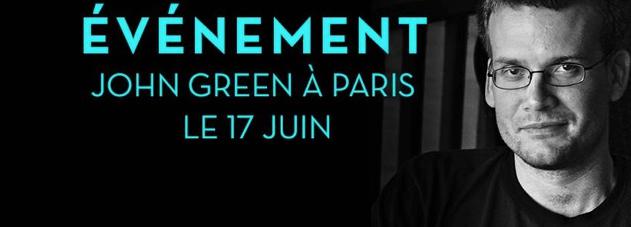 John Green à Paris pour rencontrer ses Fans !