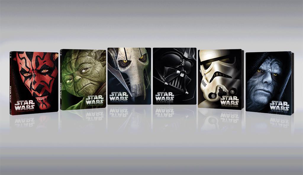 Star Wars : L'intégrale de la Saga en édition Steelbook collector !