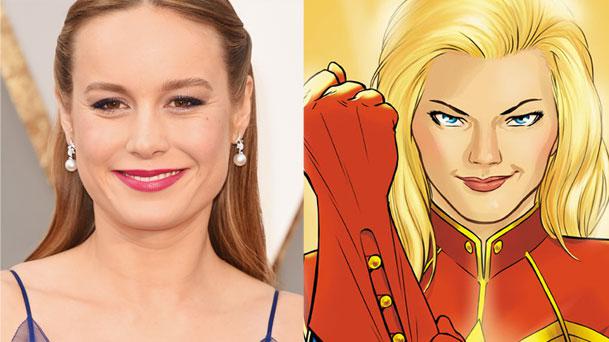 Captain Marvel : Brie Larson en tête de liste !