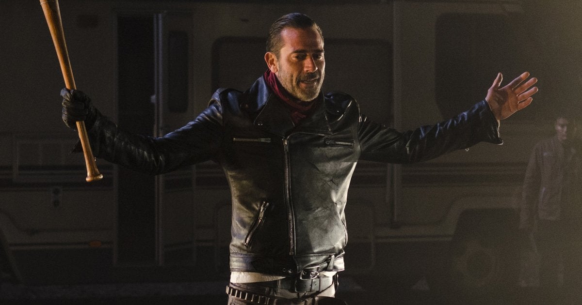 Veste cuir online negan