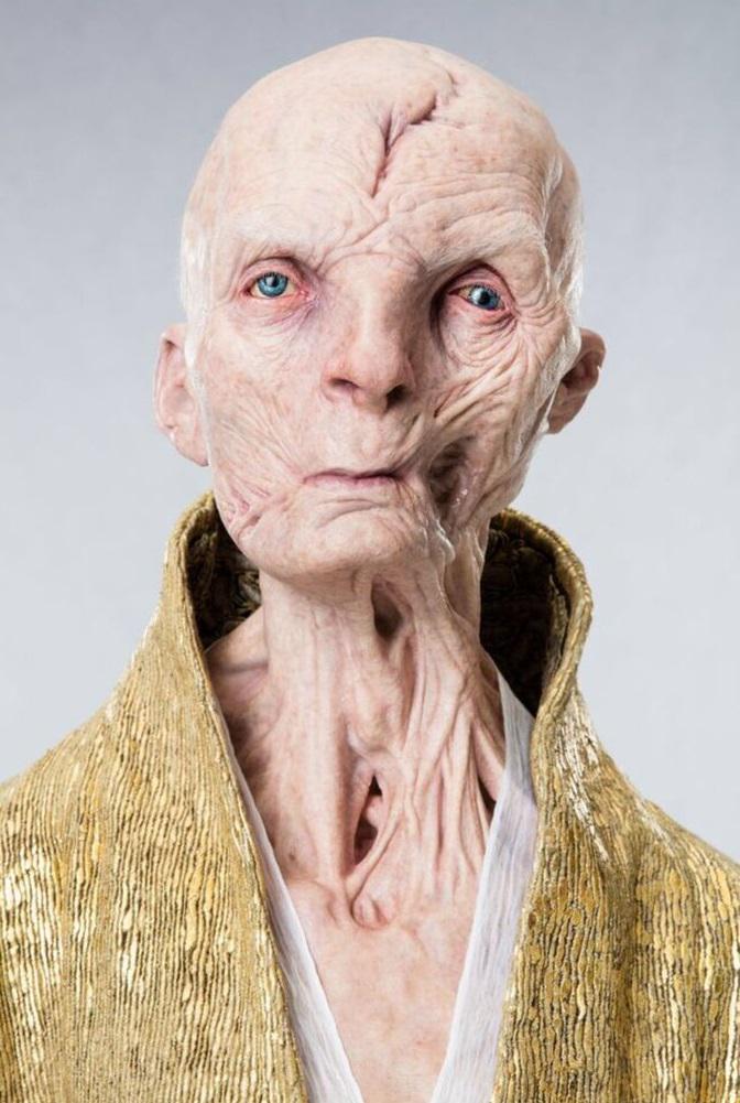 Star Wars 8 : le Supreme Leader Snoke à visage découvert sur une première photo
