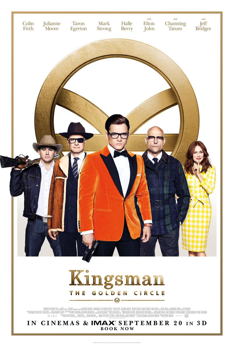 Kingsman : Le Cercle d'Or, une nouvelle affiche simple mais enthousiasmante