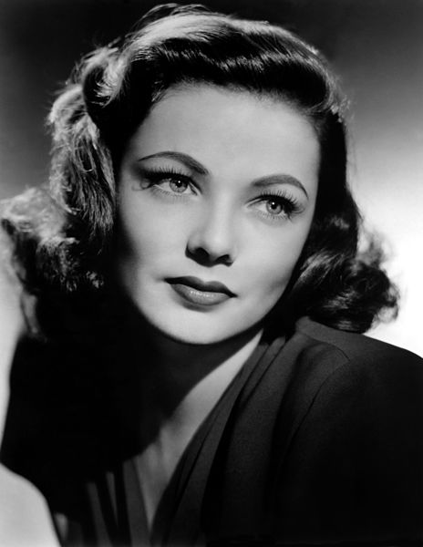 Gros plan : Gene Tierney - 