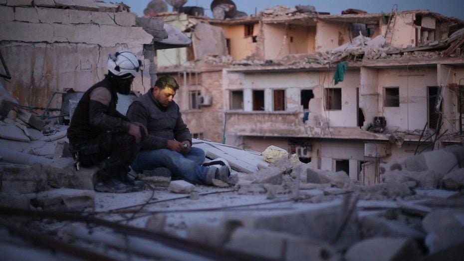 Nominé aux Oscars, Les derniers hommes d'Alep, projeté dans une ville syrienne
