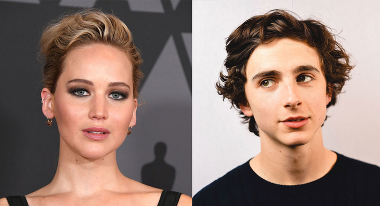 Jennifer Lawrence a flashé sur Timothée Chalamet (et son talent)