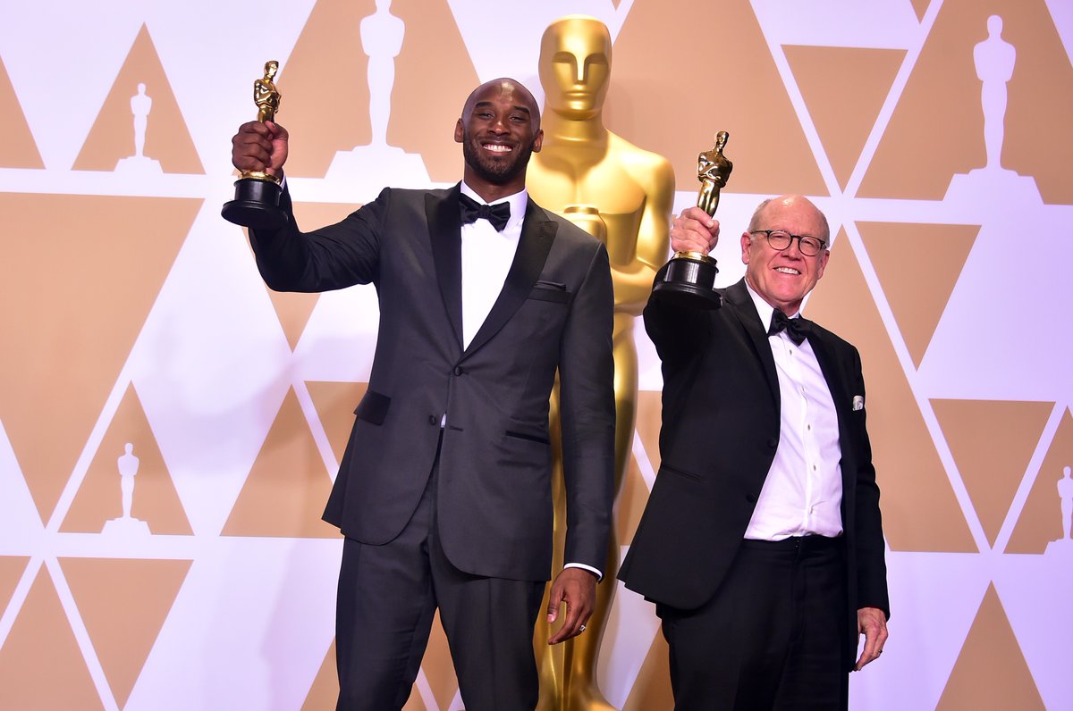 A domicile, Kobe Bryant remporte l'Oscar du meilleur court-métrage d'animation