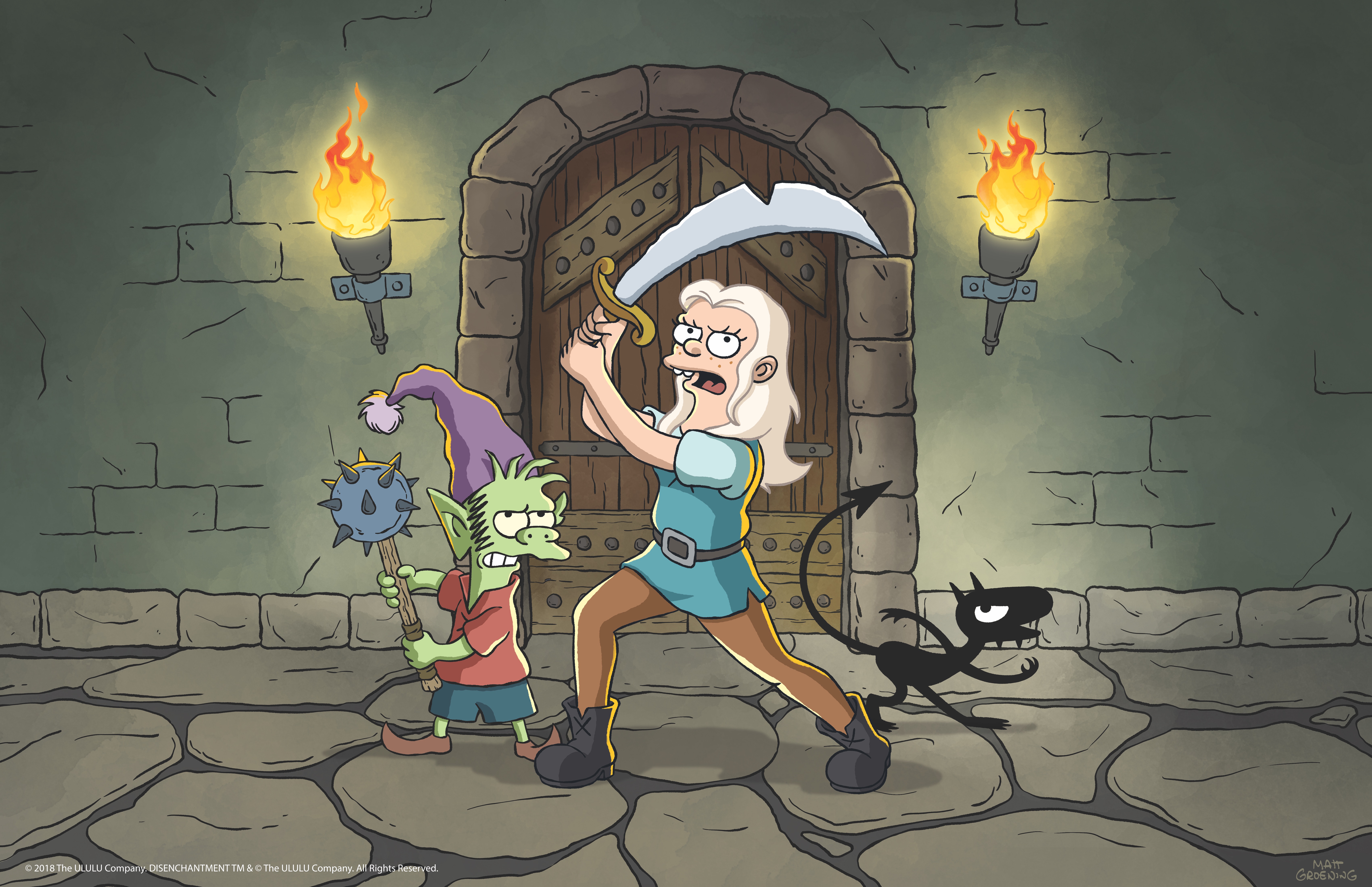 Disenchantment : la nouvelle série Netflix du papa des Simpson se dévoile